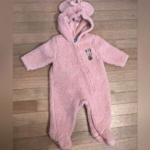 Cozy Pink Fleece Kids One Piece
